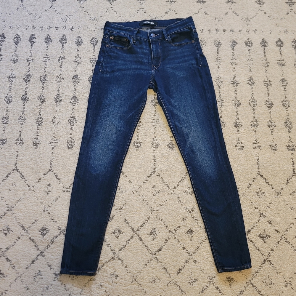 Express stretch skinny jeans